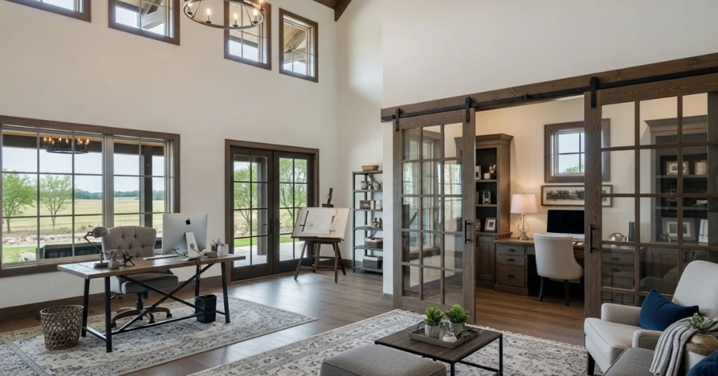 Designing the Perfect Barndominium Office Layout