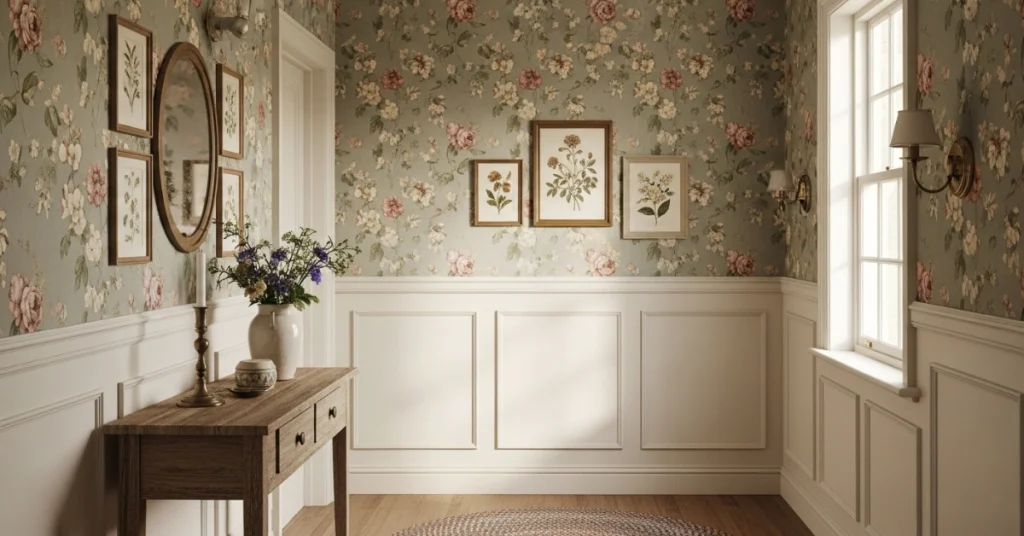 Walls That Tell a Story: Floral Wallpaper
