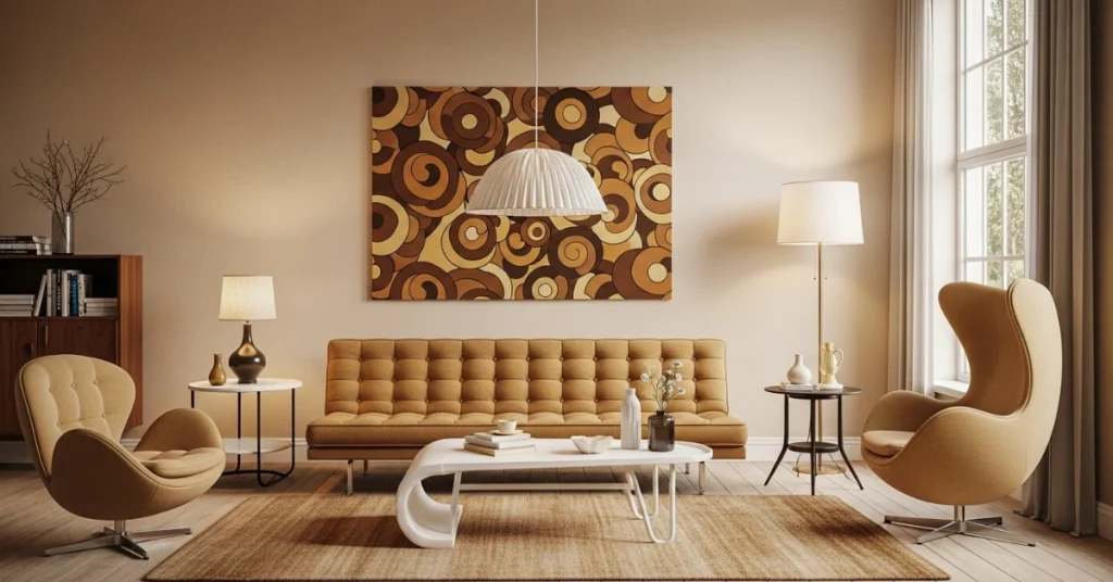 Embracing the Retro Aesthetic: Key 70s Design Elements: Iconic Furniture Shapes