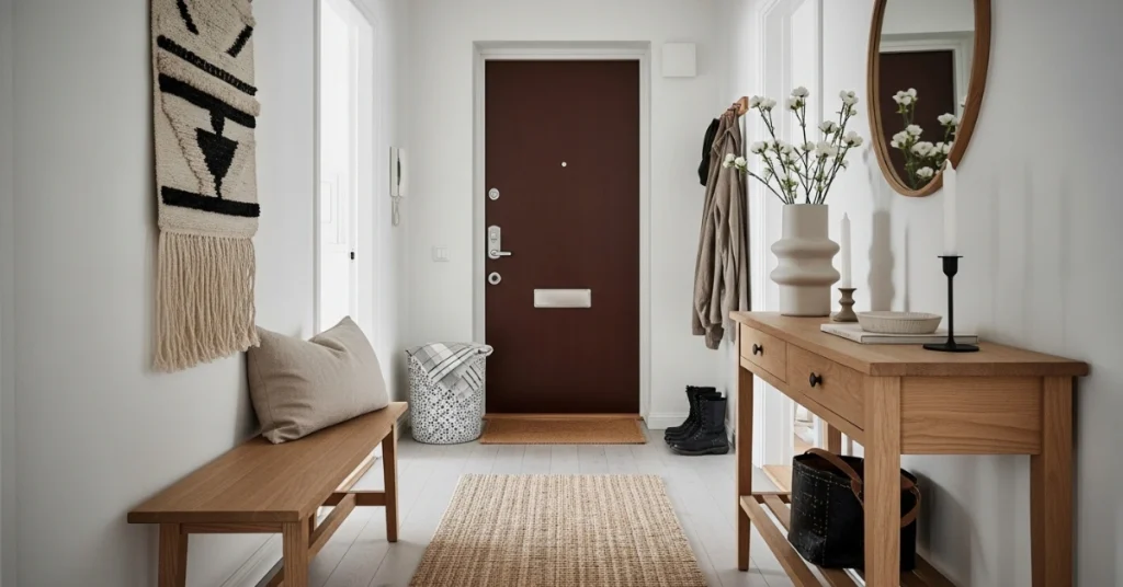 Designing Your Scandinavian Hallway: Incorporate Natural Materials