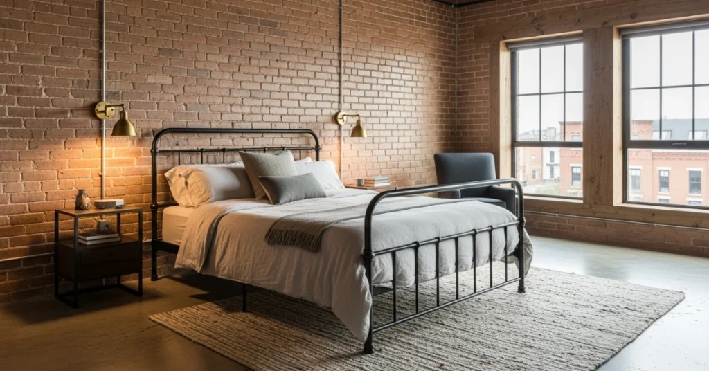 Industrial Chic Loft Bedroom Ideas