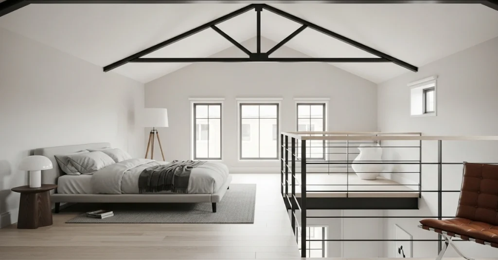 Minimalist Loft Bedroom Designs