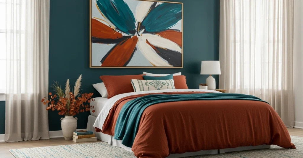 Art-Led grown woman bedroom