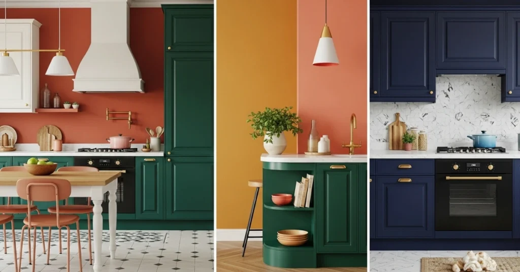 Color Schemes That Pop in Maximalist Kitchens