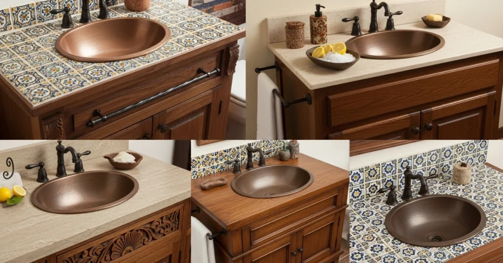 Copper Sinks (Hammered or Smooth)