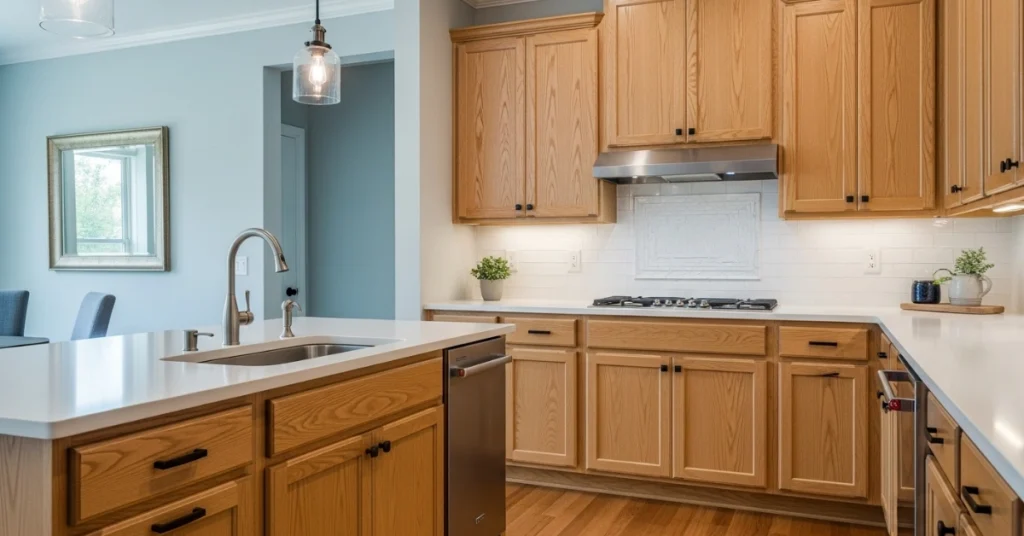 How to Tone Down the Orange in Honey Oak