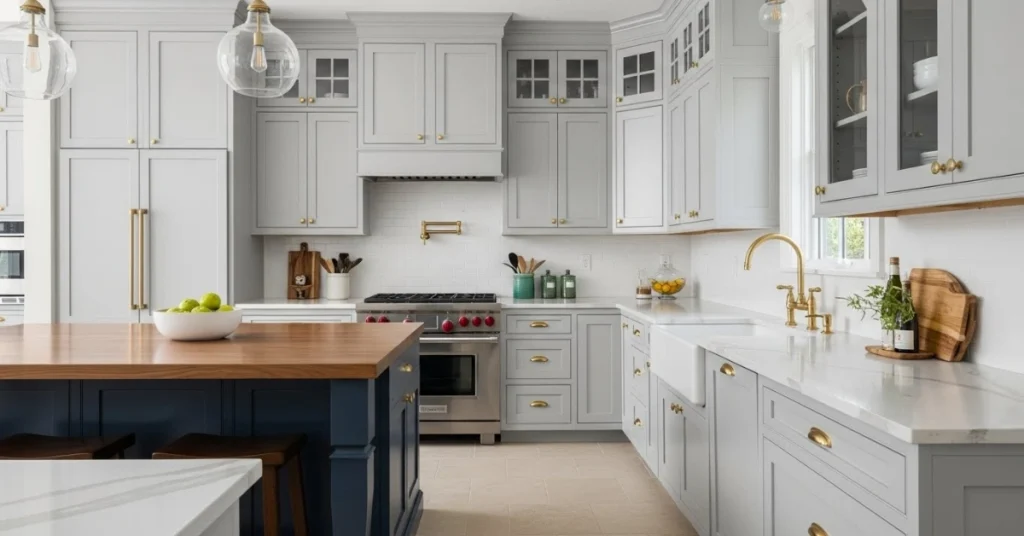 Perfect Color Pairings for Light Gray Kitchen Cabinets