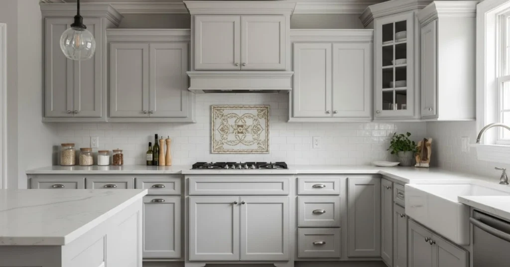 Maintenance Made Easy for Light Gray Kitchen Cabinets